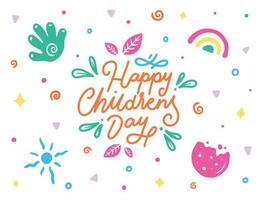 Happy Childrens Day vector