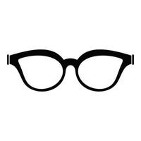 Myopic spectacles icon, simple style. vector