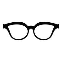 Myopic spectacles icon, simple style. vector