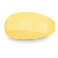 Cleaned potato mockup, realistic style vector