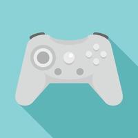 Wireless controller icon, flat style vector