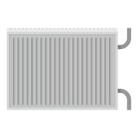 Radiator icon, flat style vector