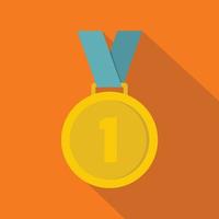 Medal icon vector flat