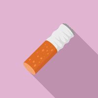 Cigarette goby icon, flat style vector