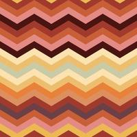 Seamless Zigzag Warm color and retro style Backgrounds textures. vector