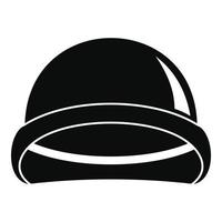 Special force helmet icon, simple style vector