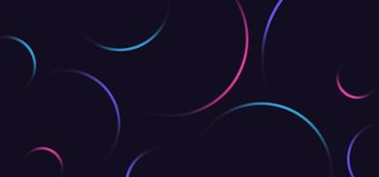 Abstract colorful circle geometric gradient with space style. Artwork decorative with a space for text background. Vector