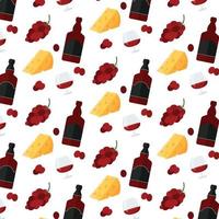 Brandy degustation composition pattern vector