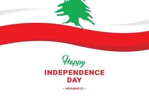 Lebanon Independence Day vector