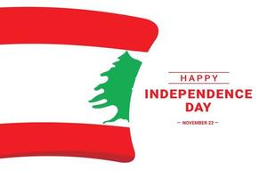 Lebanon Independence Day vector