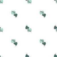 Seamless pattern with leaves and abstract shapes. Abstract Minimalistic Art. Cute kids nursery repeat background. Design in boho style for printing on textile or paper. vector