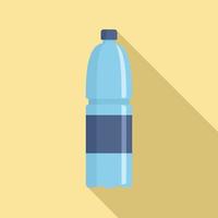 Water bottle icon, flat style vector