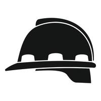 Architect helmet icon, simple style vector