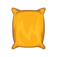 Square packing icon, cartoon style vector