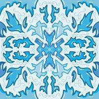 Cold ice themed symmetrical vector background with cartoon flat art style drawing.