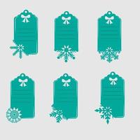 gift tag collection vector