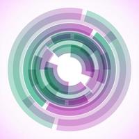 Geometric frame from circles, vector abstract background, wallpaper