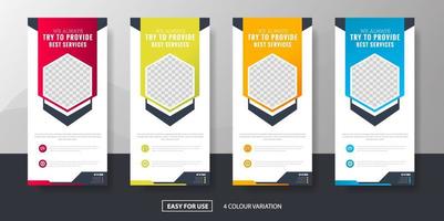 negocio corporativo moderno roll up banner standee template vector design, abstract creative x banner, pull up banner design para publicidad, anuncios, exhibición, exhibición