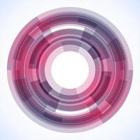 Geometric frame from circles, vector abstract background, wallpaper