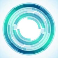 Geometric frame from circles, vector abstract background, wallpaper