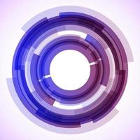 Geometric frame from circles, vector abstract background, wallpaper
