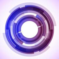 Geometric frame from circles, vector abstract background, wallpaper