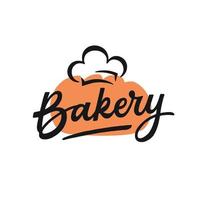 Bakery bread and pastry design logo template vector