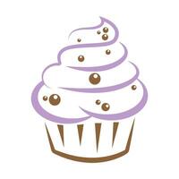 Cake icon logo design vector