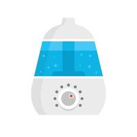 icono de humidificador saludable, estilo plano vector