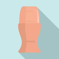 Man deodorant icon, flat style vector