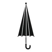icono de paraguas de mujer cerrada, estilo simple vector