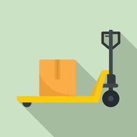 Warehouse lift icon, flat style vector