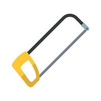 Hacksaw icon, flat style vector