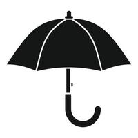 icono de paraguas impermeable, estilo simple vector