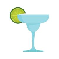Mexican cocktail icon, flat style