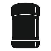 Cosmetic deodorant icon, simple style vector