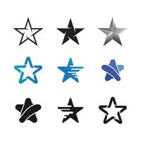 Star icon Template vector