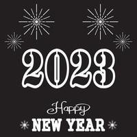 Happy New Year Logo Vector Illustration