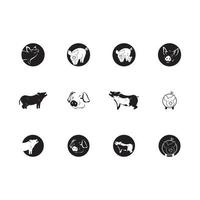 Pig Icon And Symbol Vector Illustration