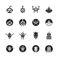 Robot icon vector