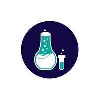 Chemistry Logo Vector Template Illustration