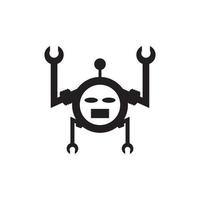 Robot icon vector