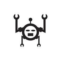 Robot icon vector