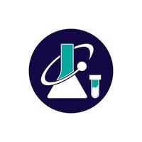 ilustración de plantilla de vector de logotipo de química