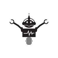 Robot icon vector