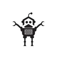 Robot icon vector