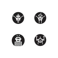 Robot icon vector