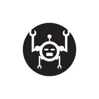 vector icono de robot