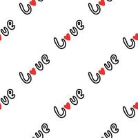 love seamless pattern vector