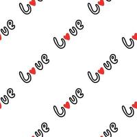 love seamless pattern vector